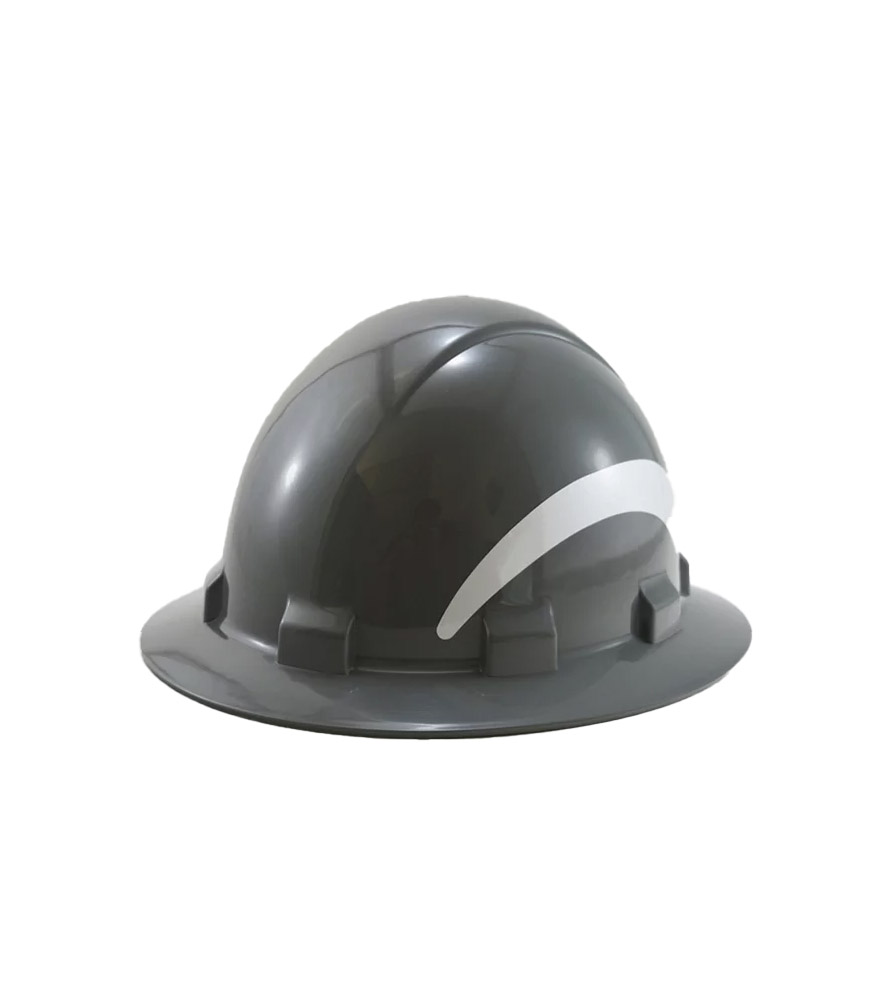 Capacete com aba total classes B com adesivo refletivo