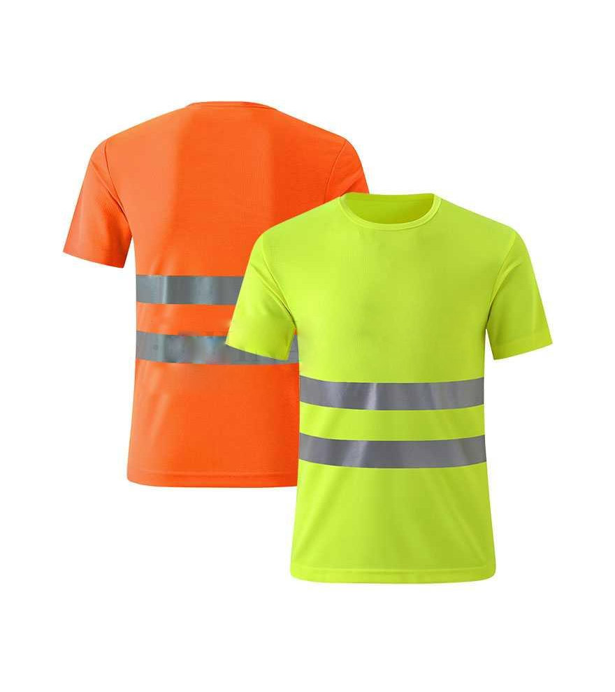 Camiseta para Obra com faixa refletiva
