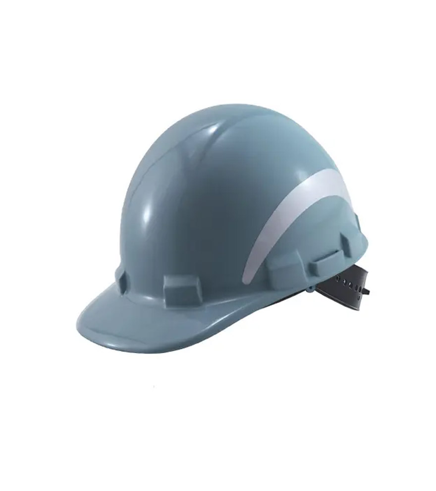 Capacete com aba frontal classes B com adesivo refletivo