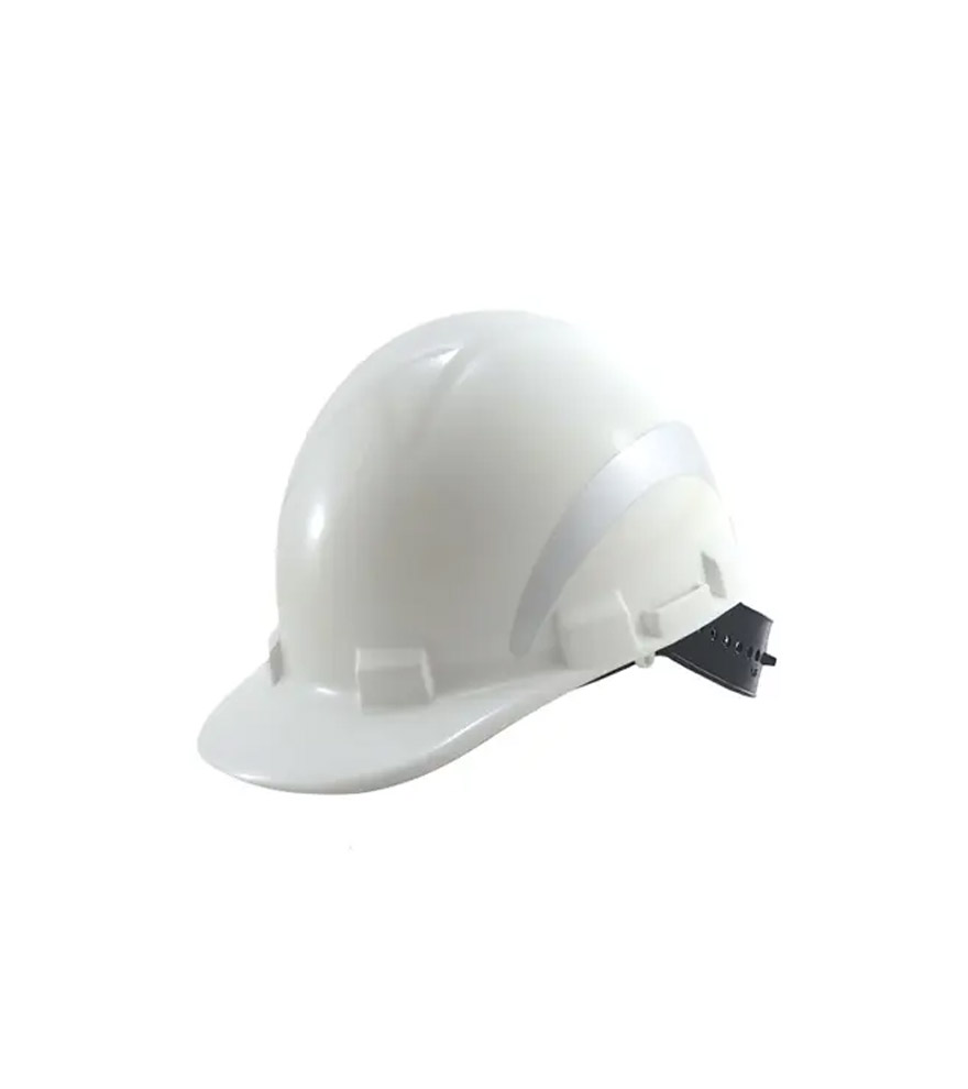 Capacete com aba frontal classes B com adesivo refletivo